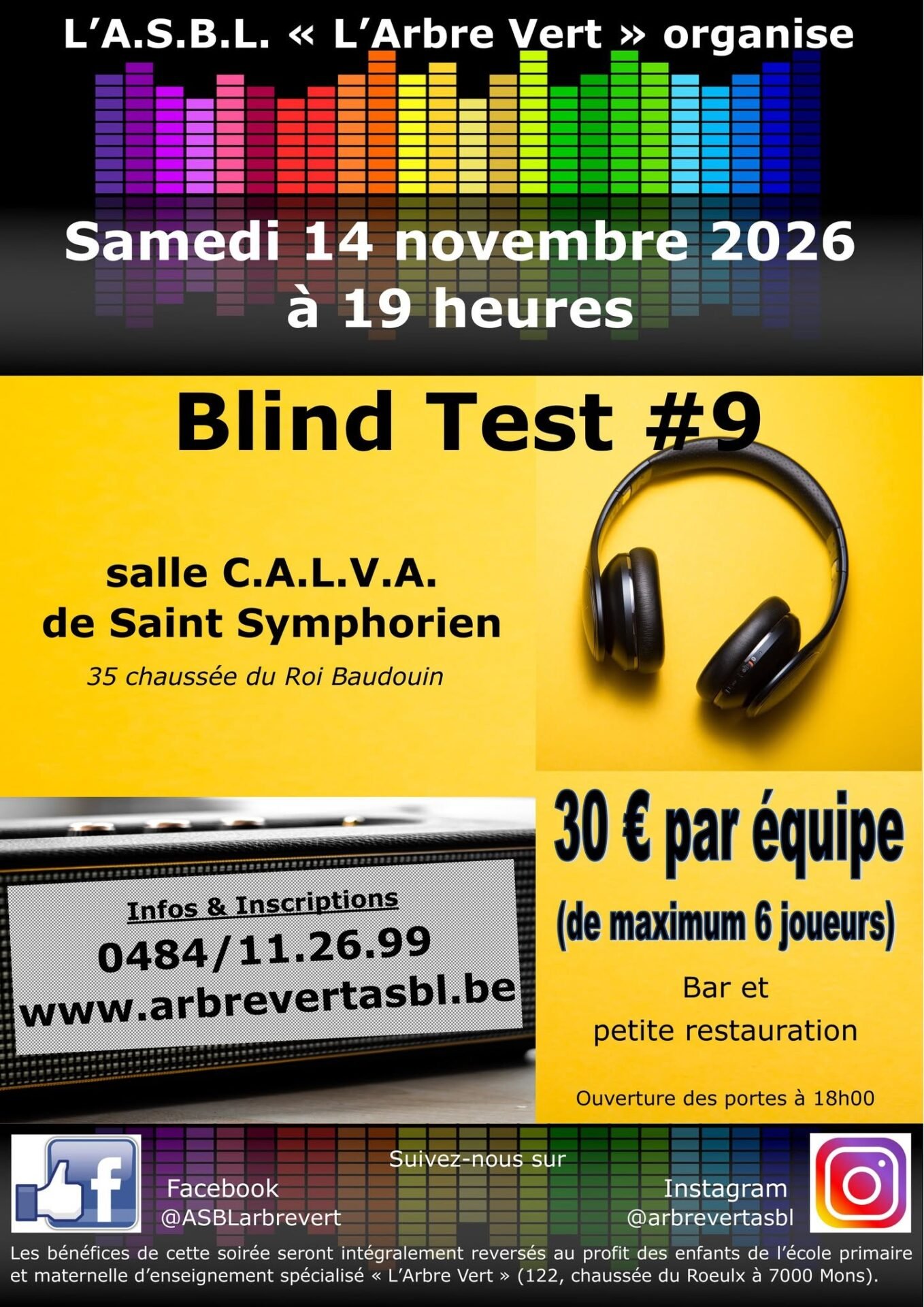 Blind Test 9 - Arbre Vert asbl